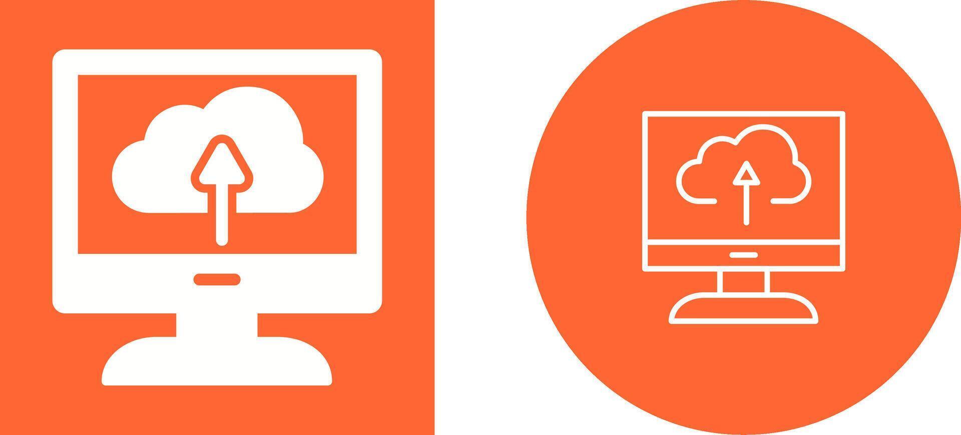 Cloud Backup Vector Icon