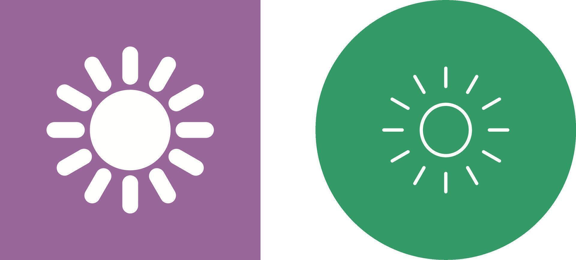 Sun Vector Icon