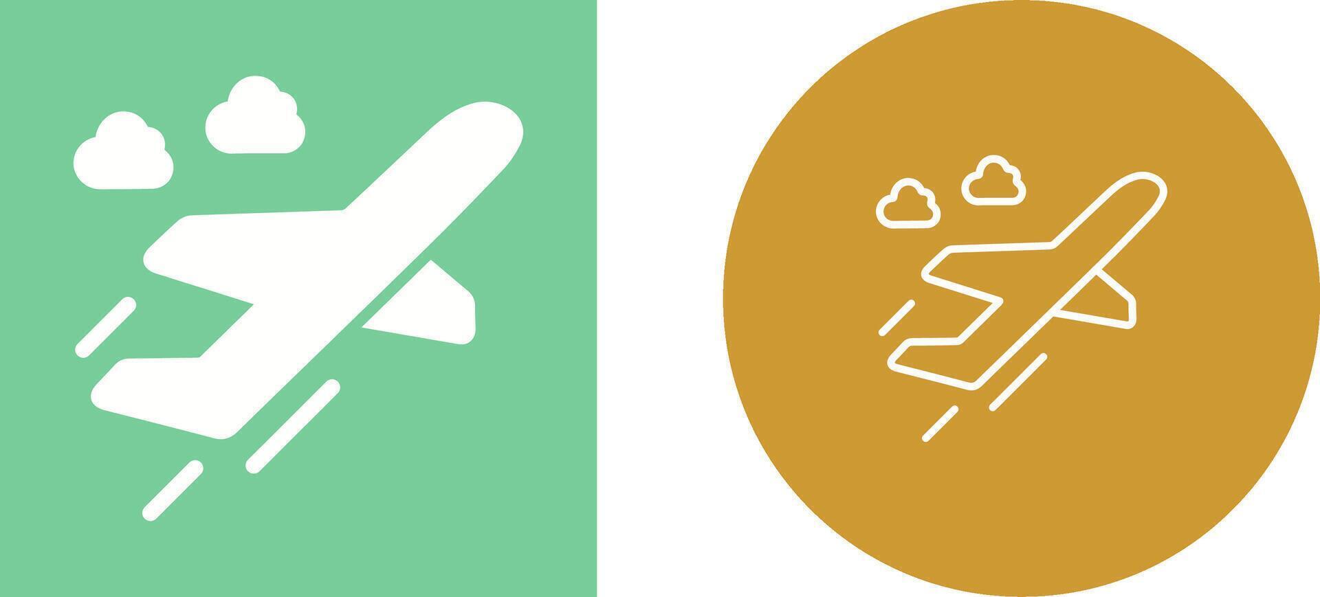 Flight Takeoff Vector Icon