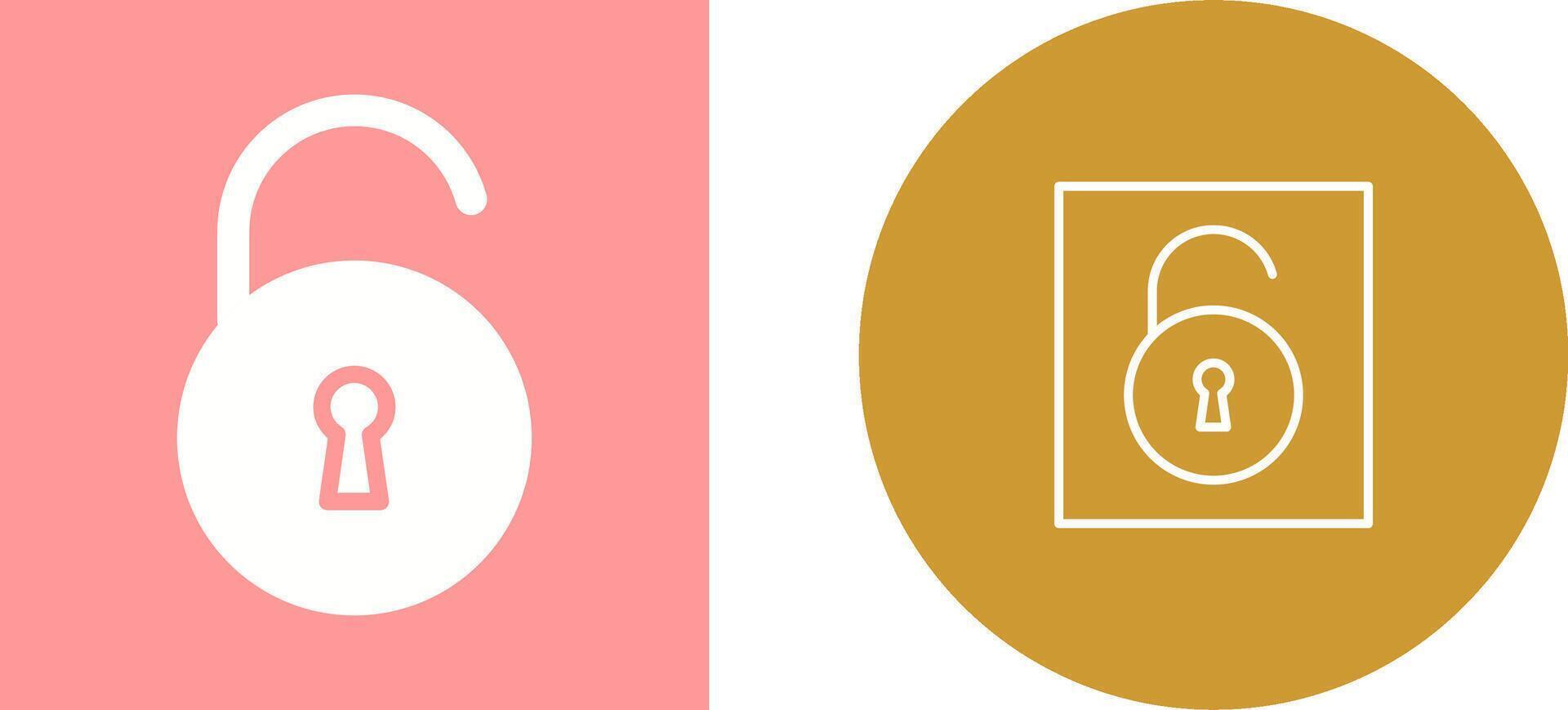 Open Lock Vector Icon