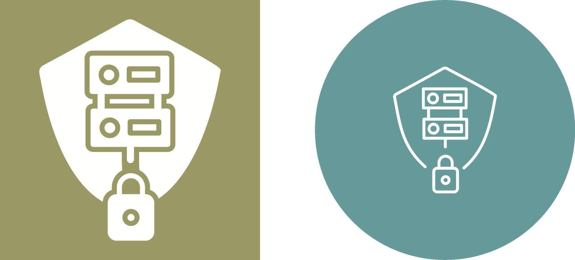 Secure Server Vector Icon