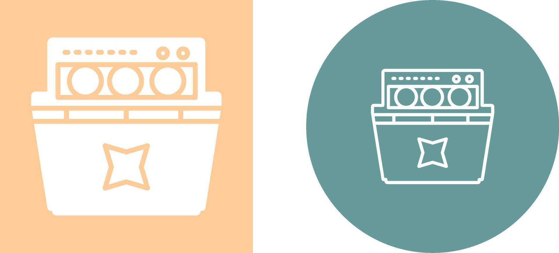 Dishwasher Vector Icon