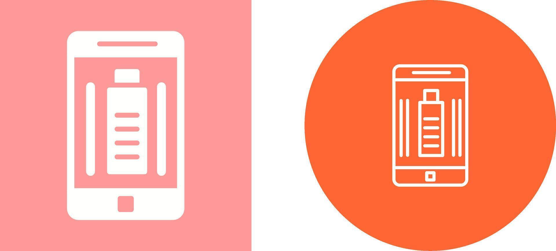 Mobile Battery Vector Icon