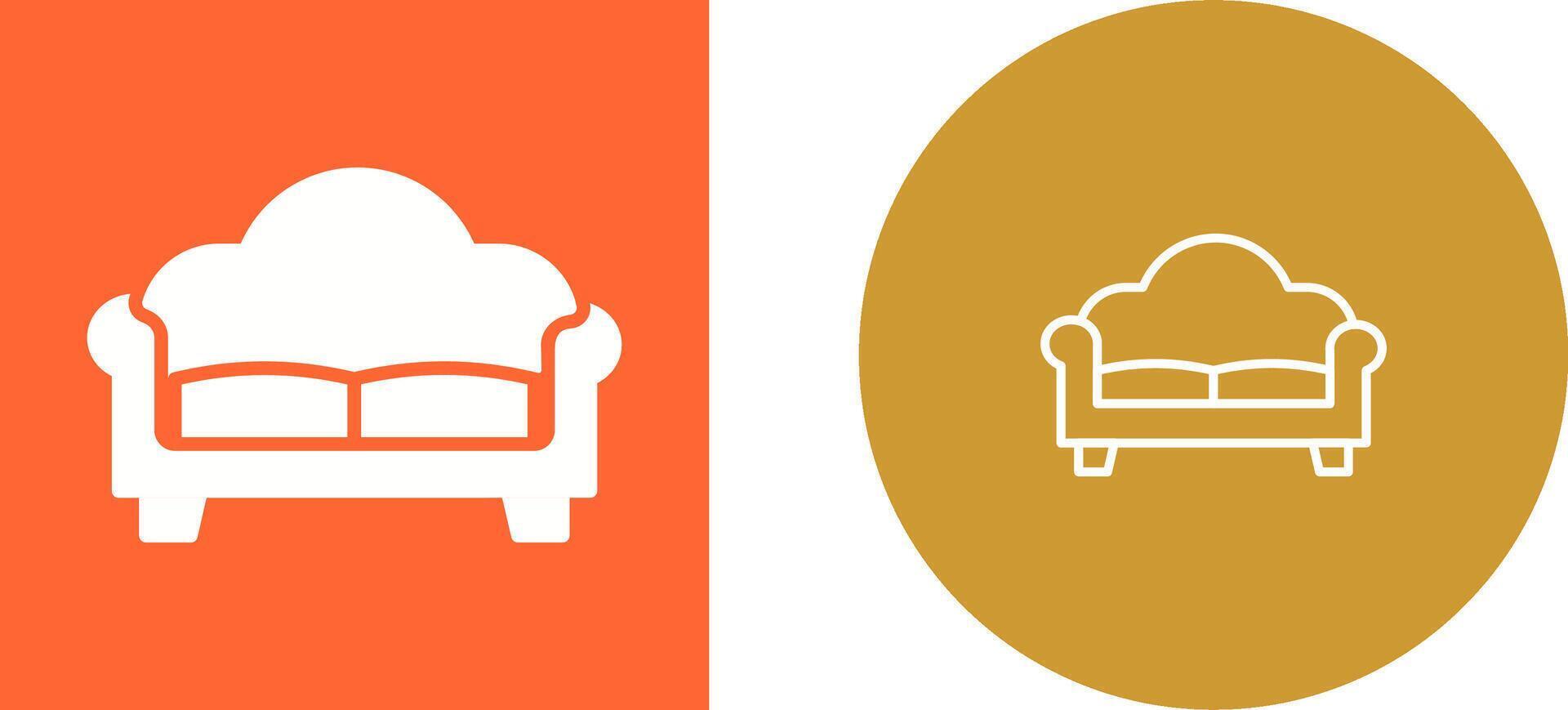 Double Sofa Vector Icon