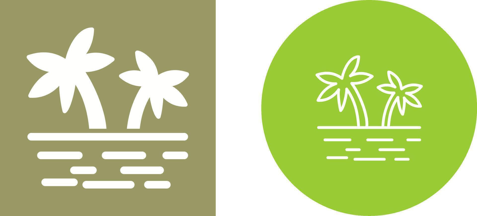 Island Vector Icon