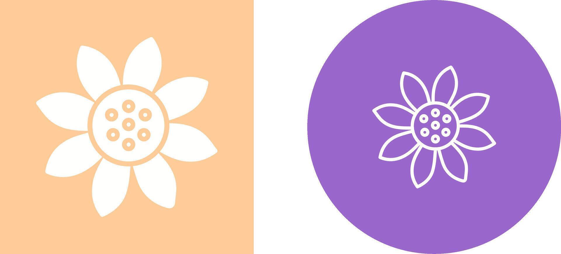 Sunflower Vector Icon