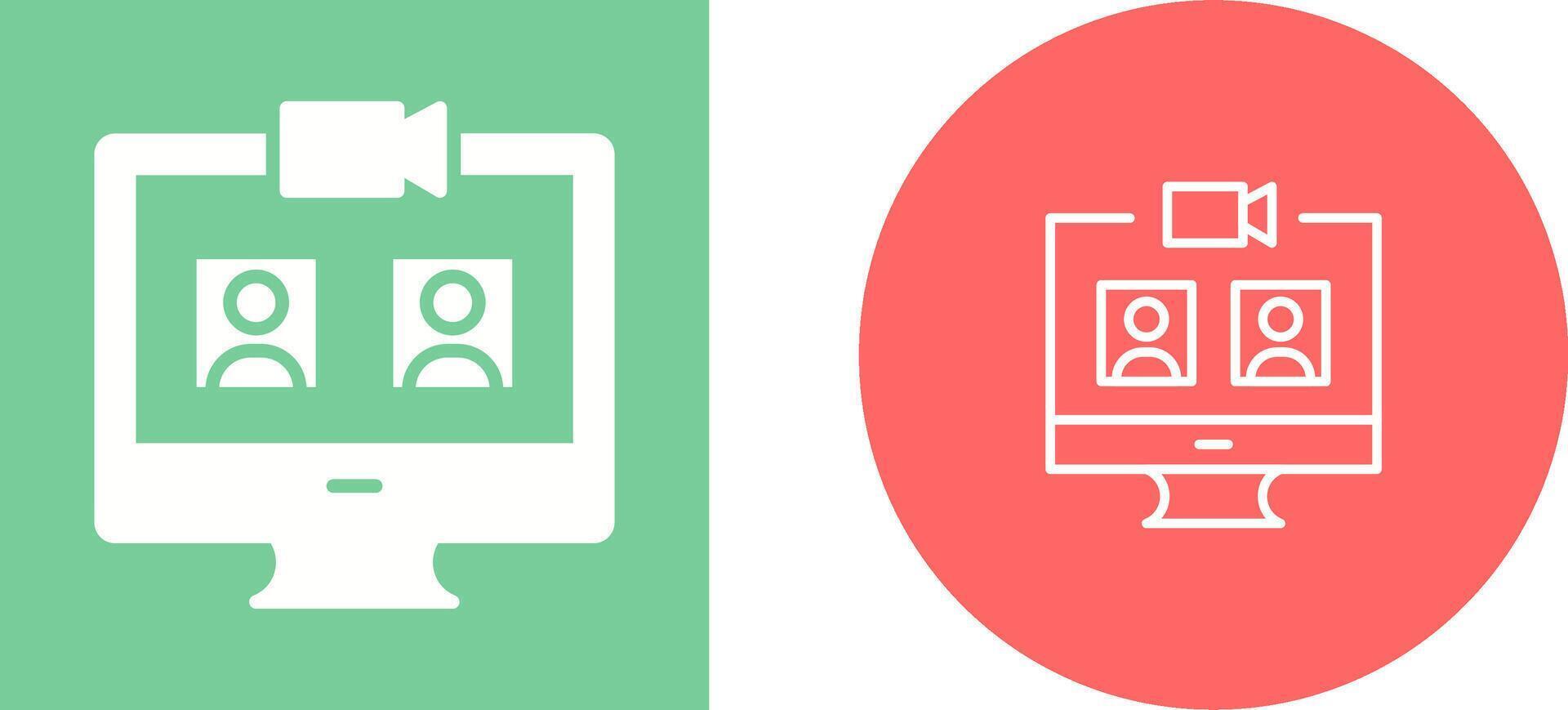 Video Call Vector Icon