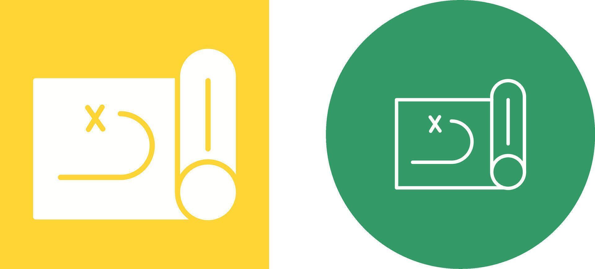 Treasure Map Vector Icon