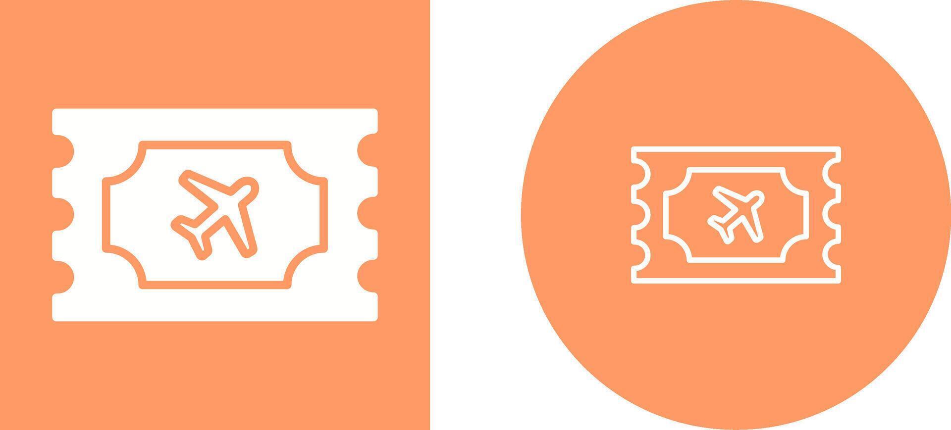Plane Tickets Vector Icon