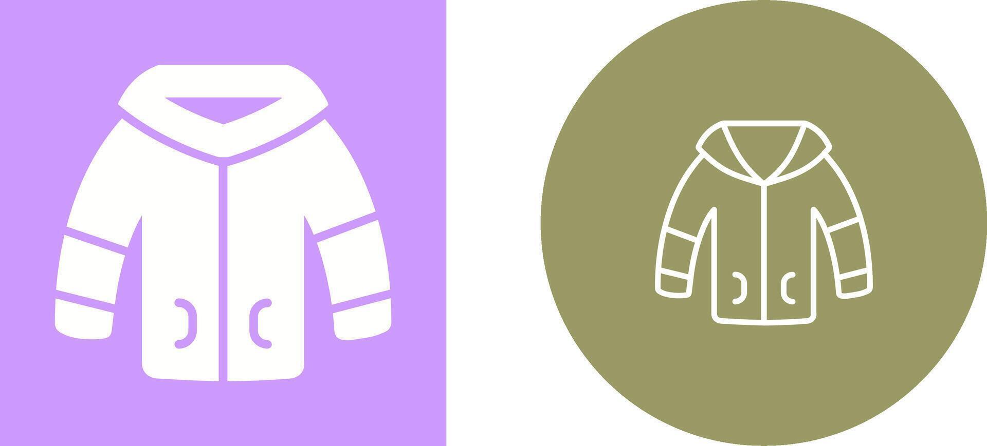 Winter Jacket Vector Icon