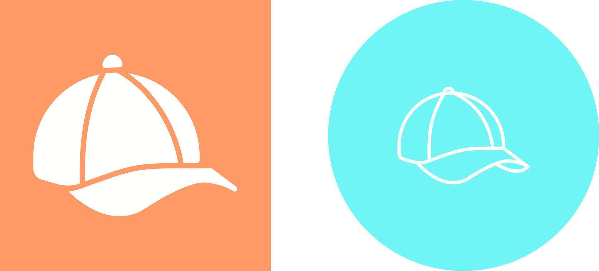 icono de vector de gorra de verano