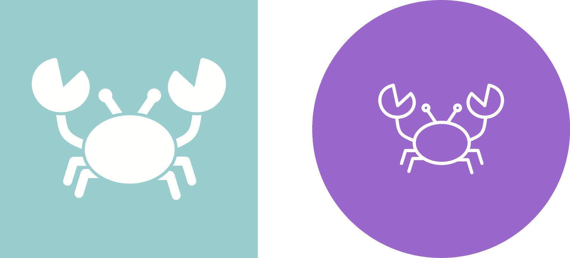 Crab Vector Icon