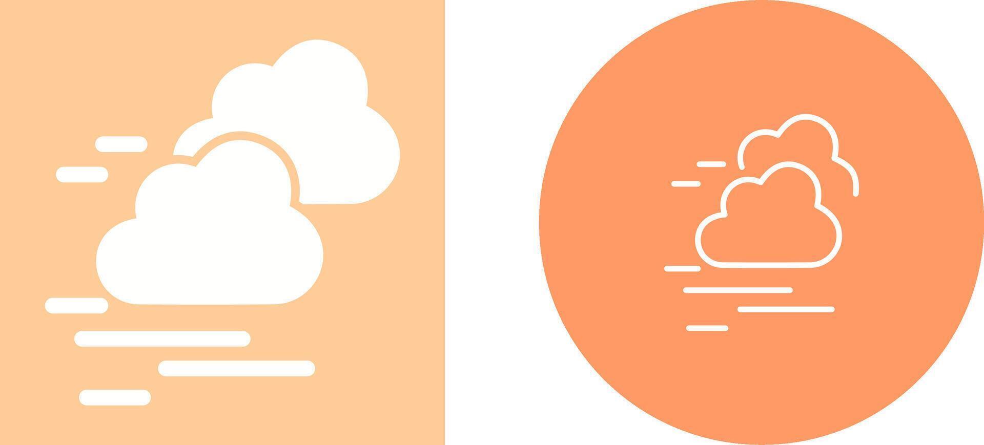 icono de vector de nube