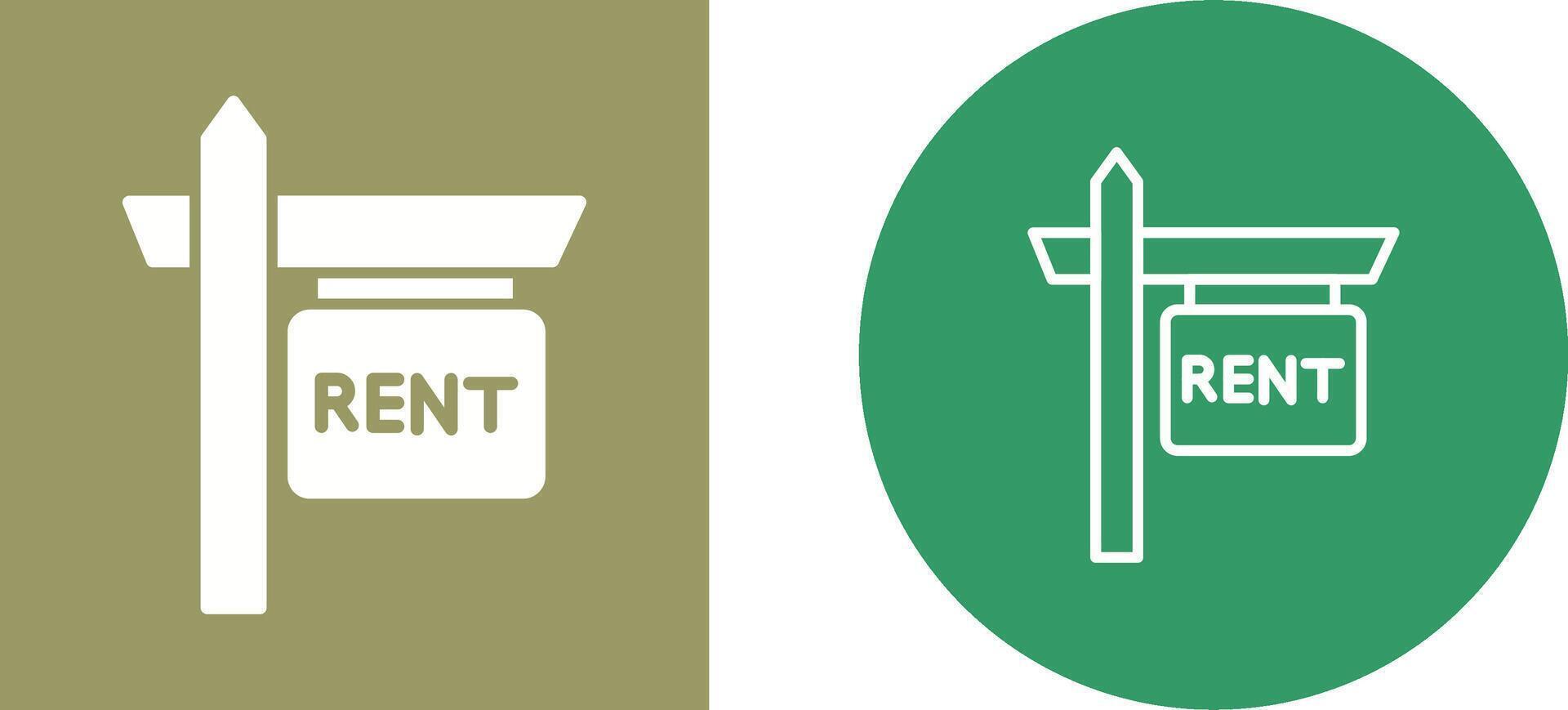 Rent Vector Icon