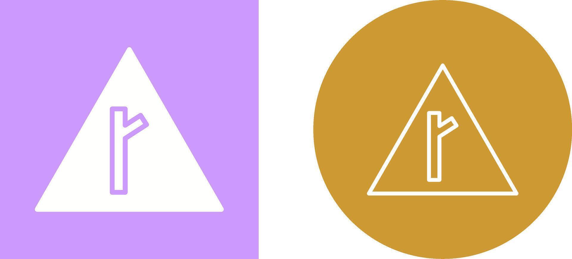 Road Sign Vector Icon