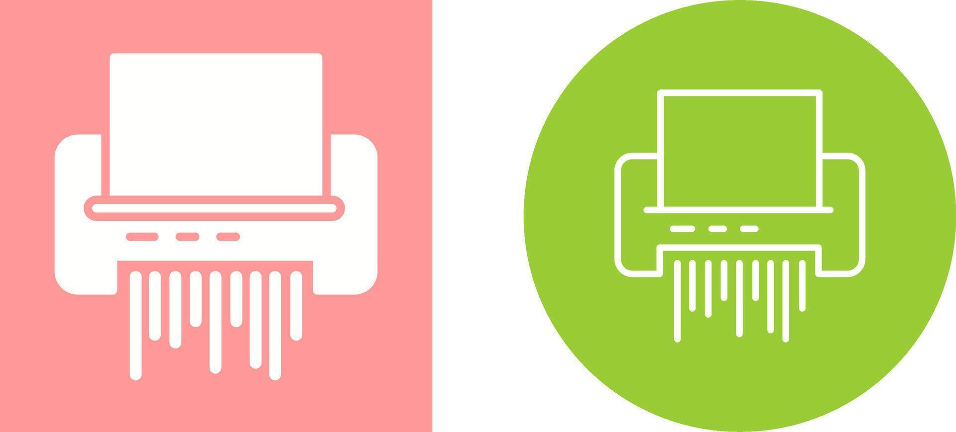 Paper Shredder Vector Icon