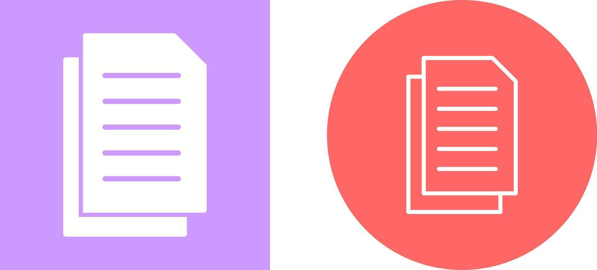 Document Vector Icon