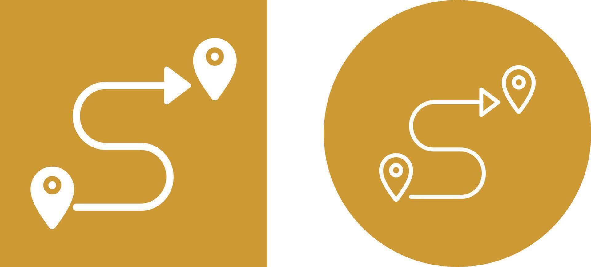 Route Vector Icon