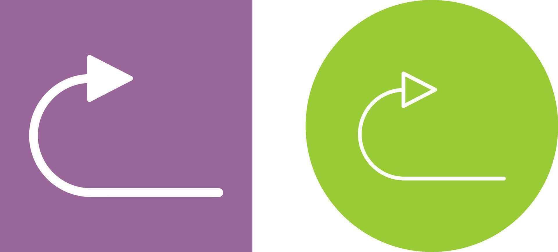 Arrow Pointing Right Vector Icon