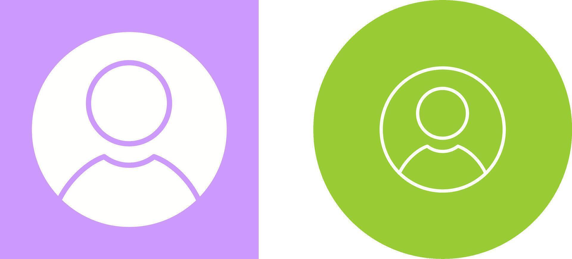 Male Profile Vector Icon