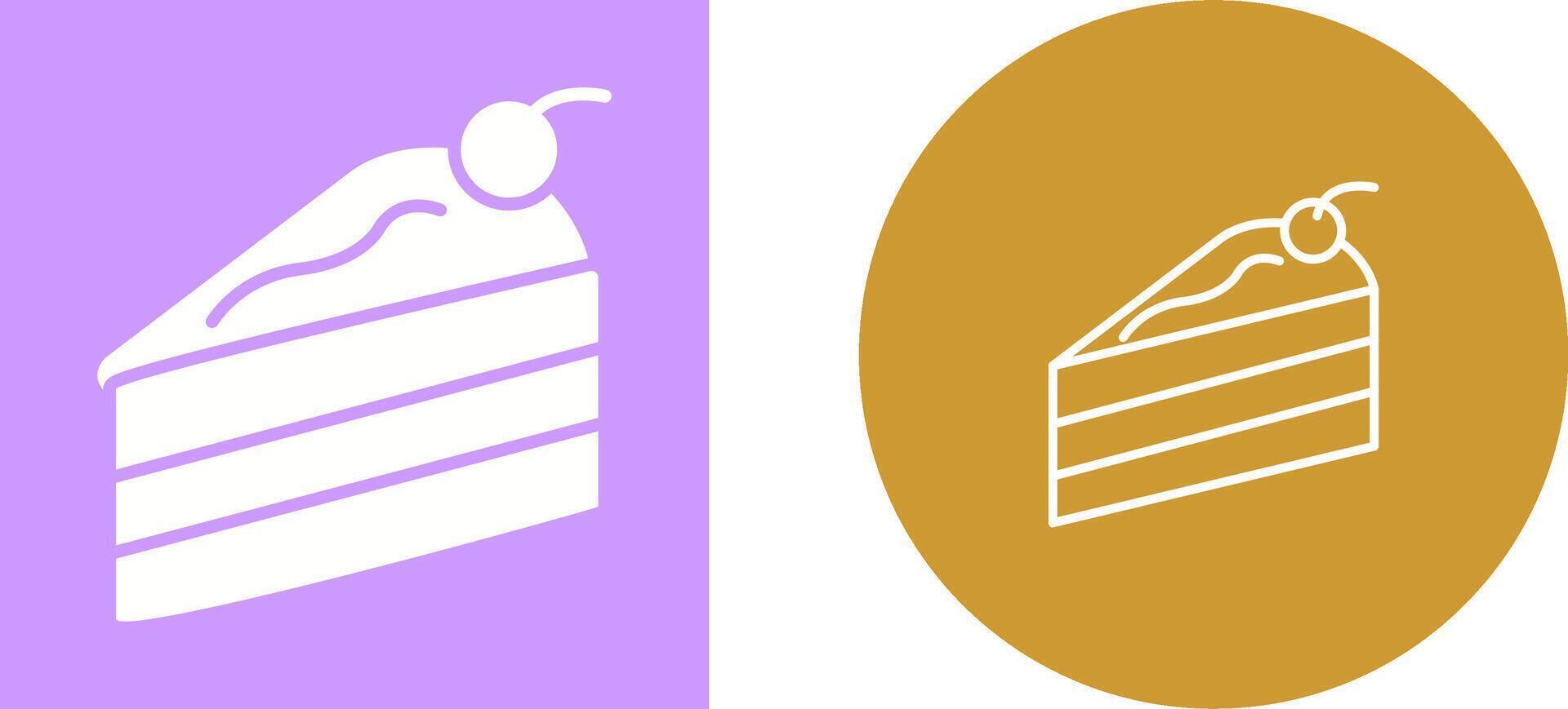 Cake Slice Vector Icon