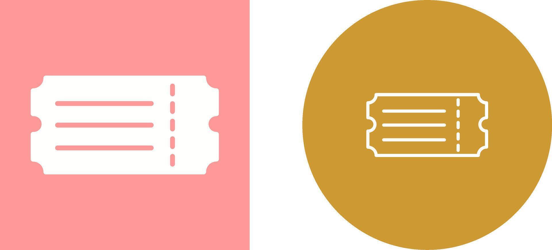 Tickets Vector Icon