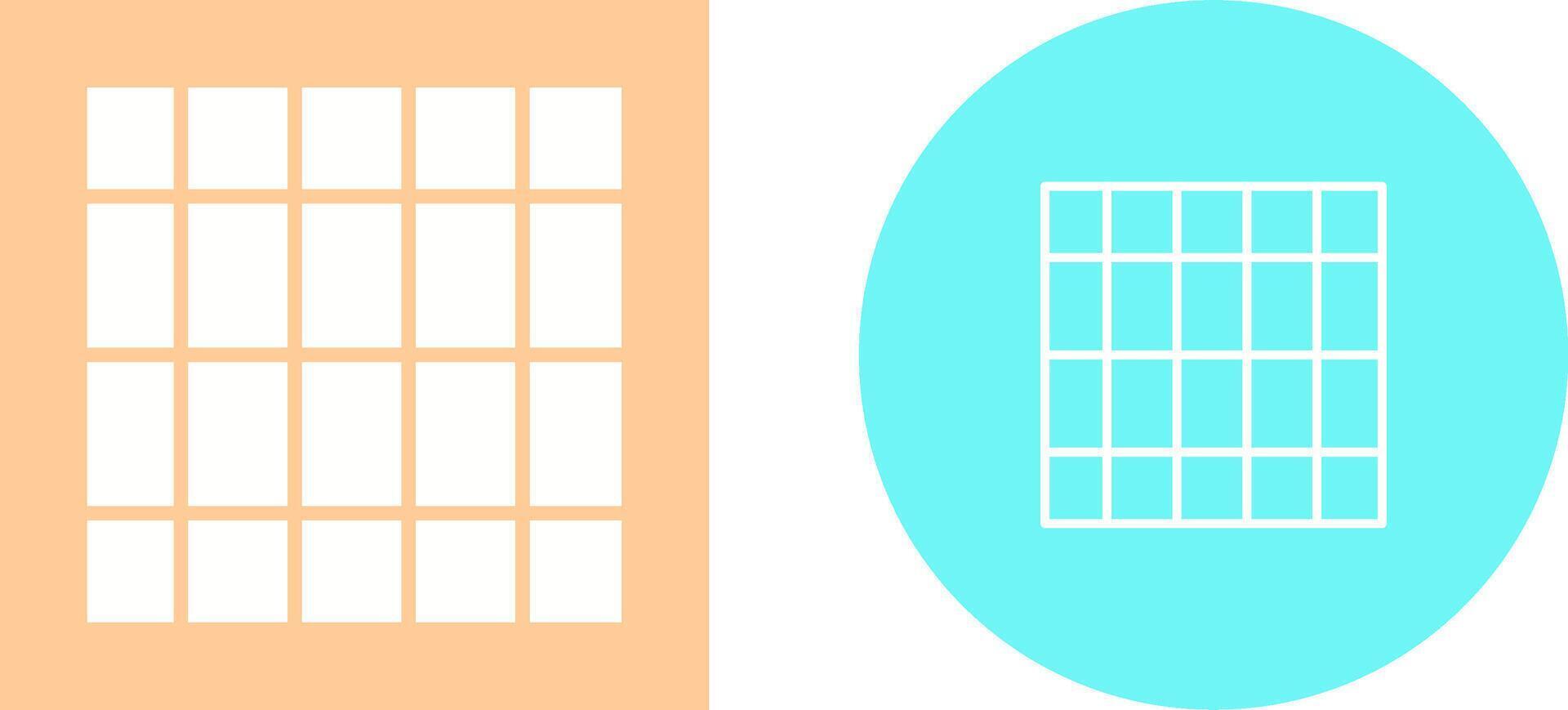 Table of Rates Vector Icon