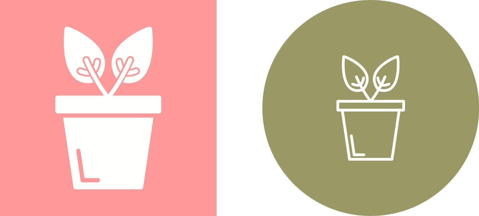 Plant Pot Vector Icon