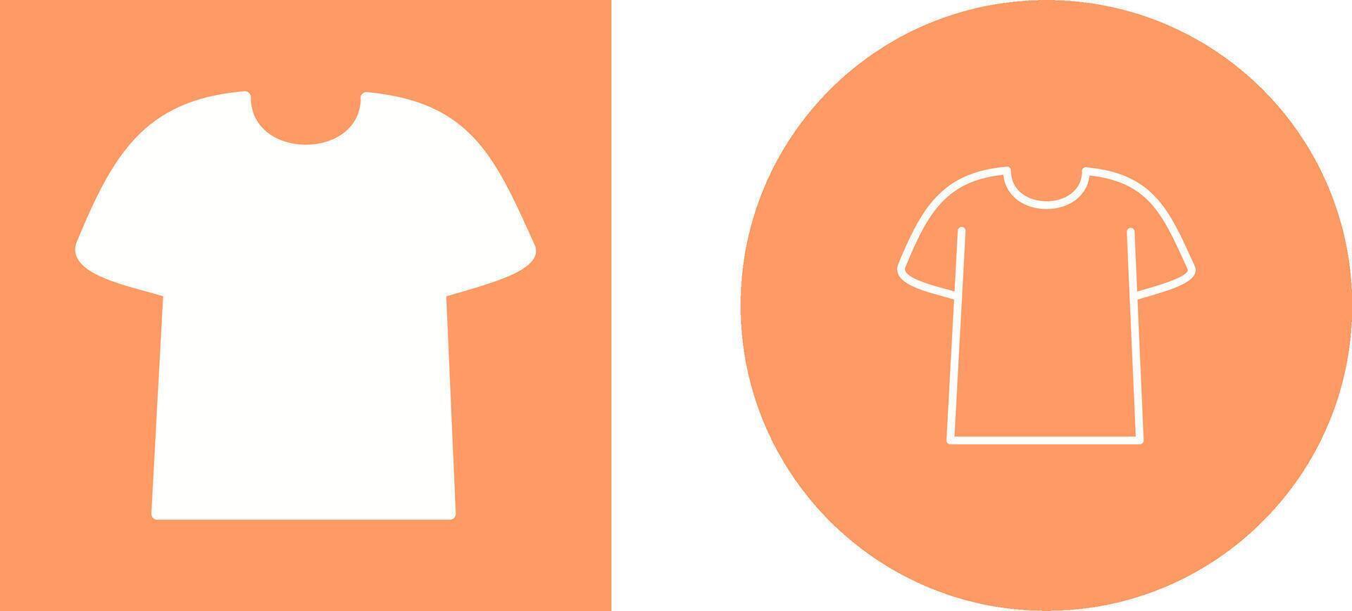 Plain T Shirt Vector Icon