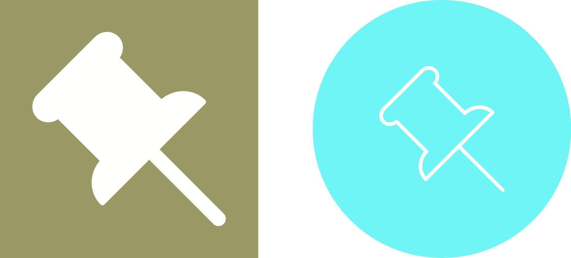 Push Pin Vector Icon