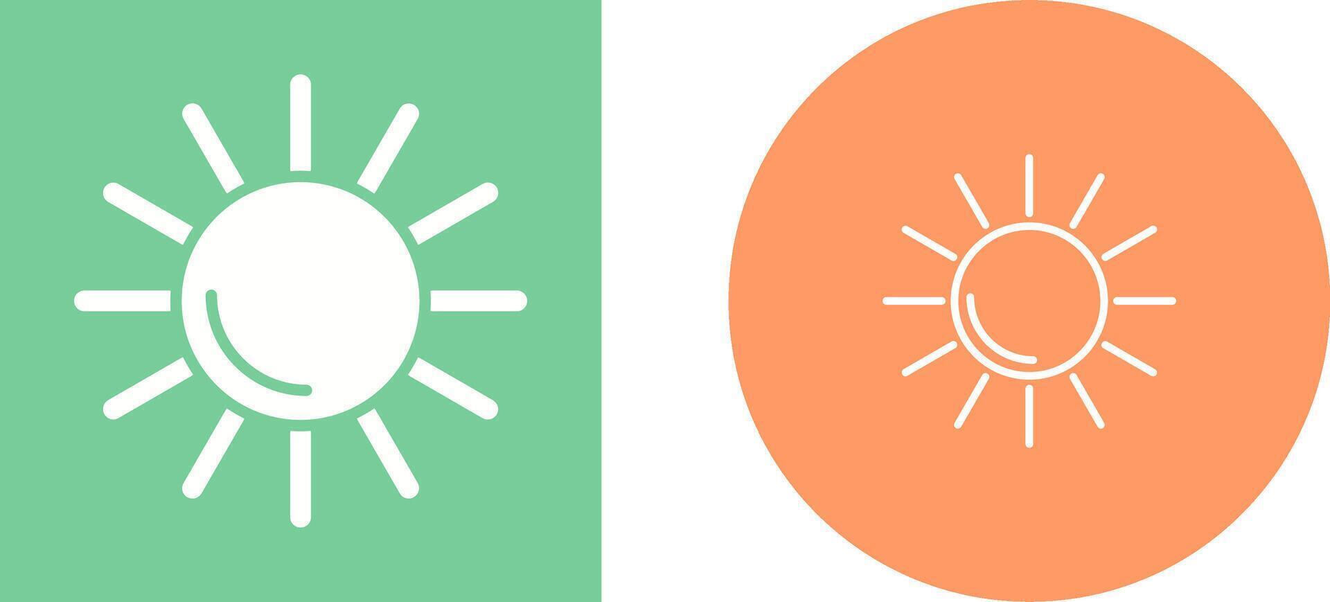 Sun Vector Icon