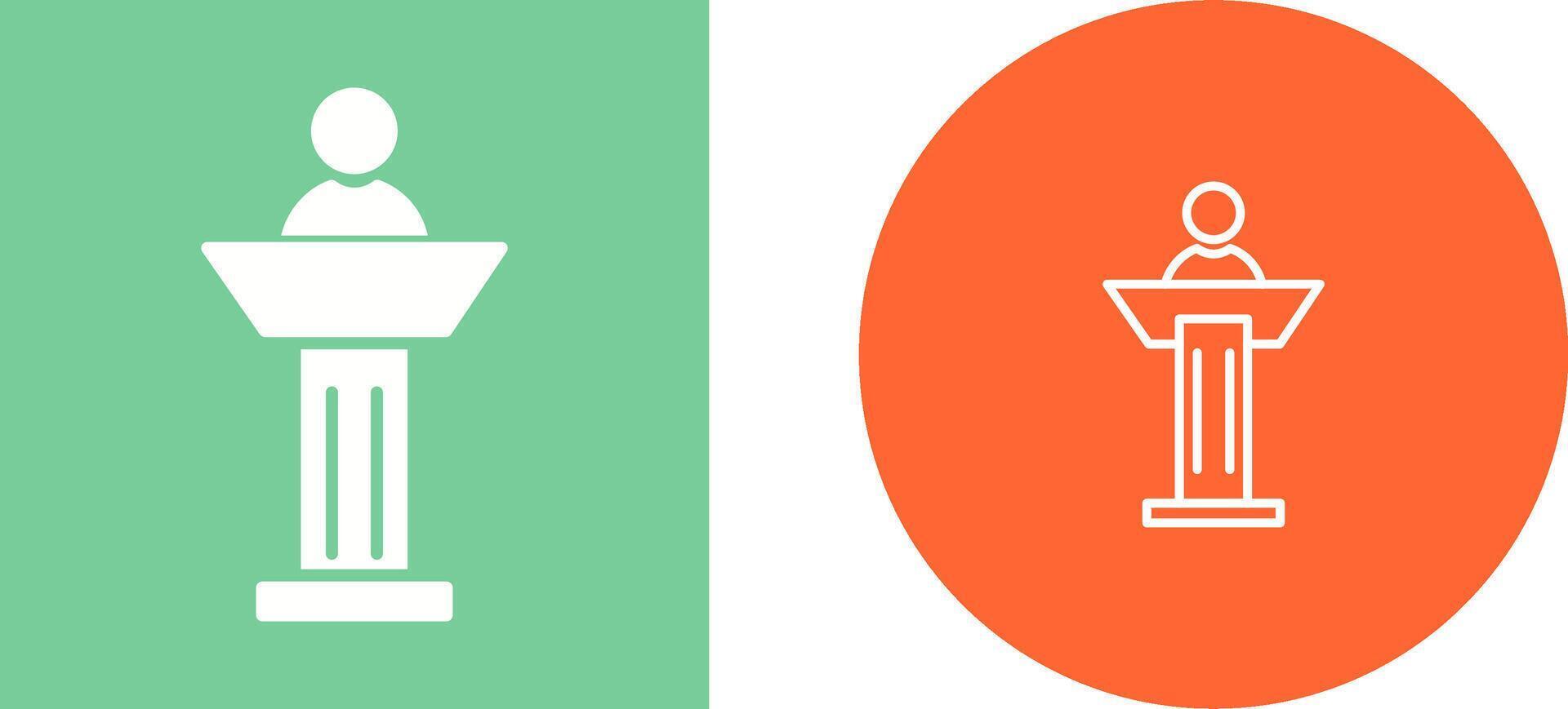 Podium Vector Icon