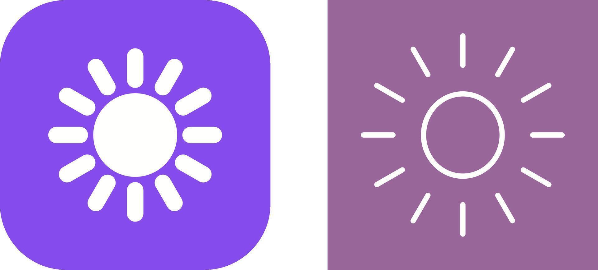 Sun Vector Icon