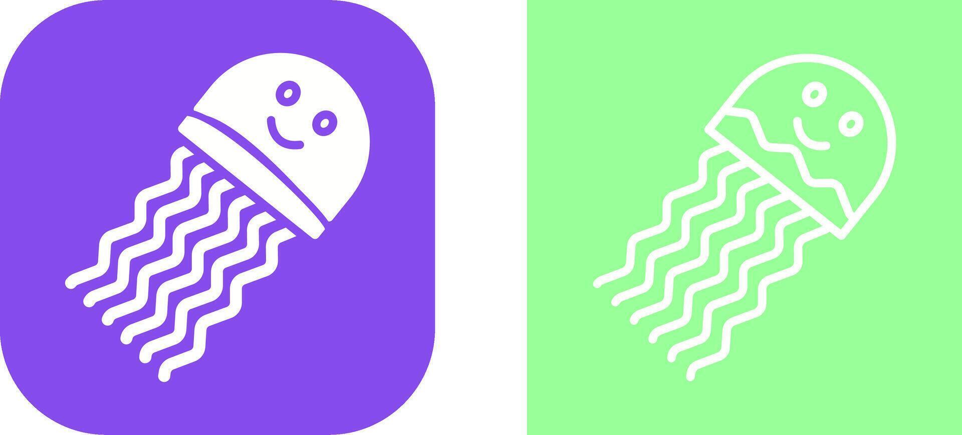 Jellyfish Vector Icon