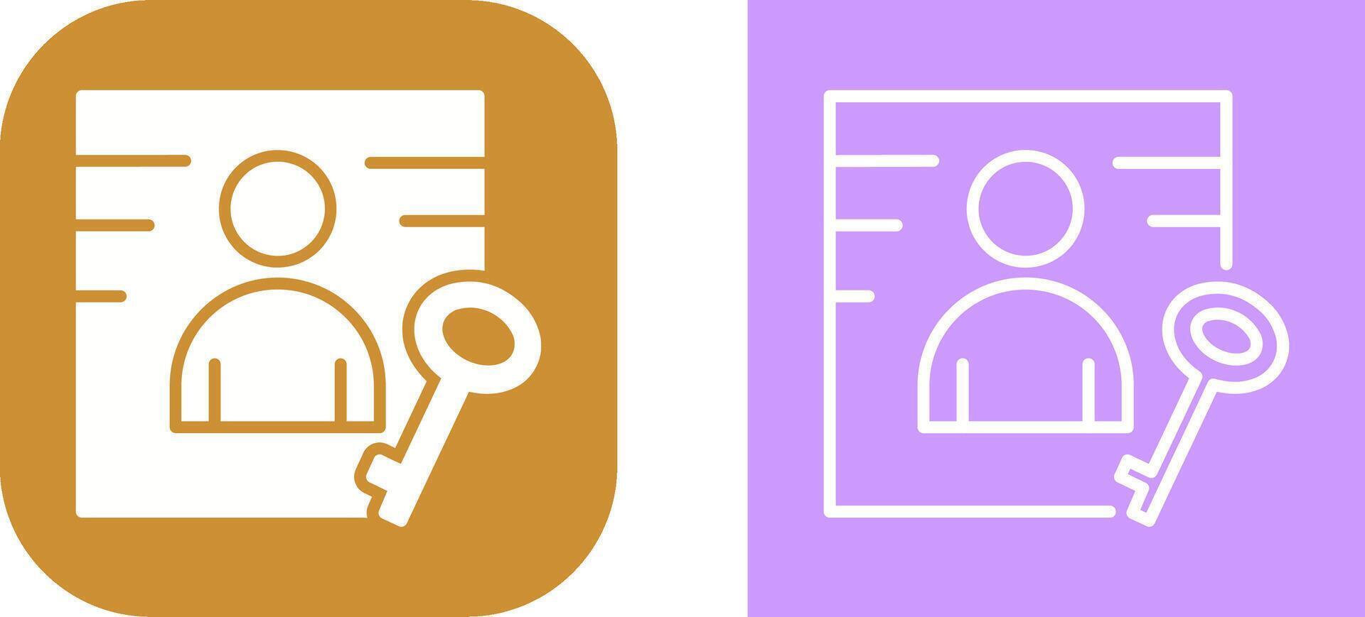 Business Key Vector Icon