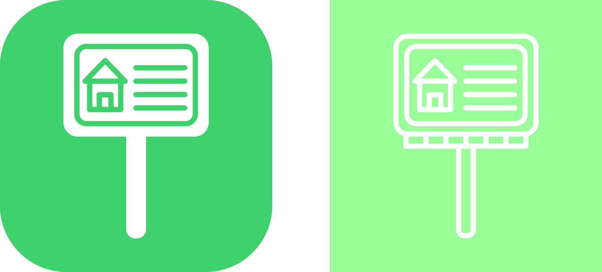 Billboard Vector Icon