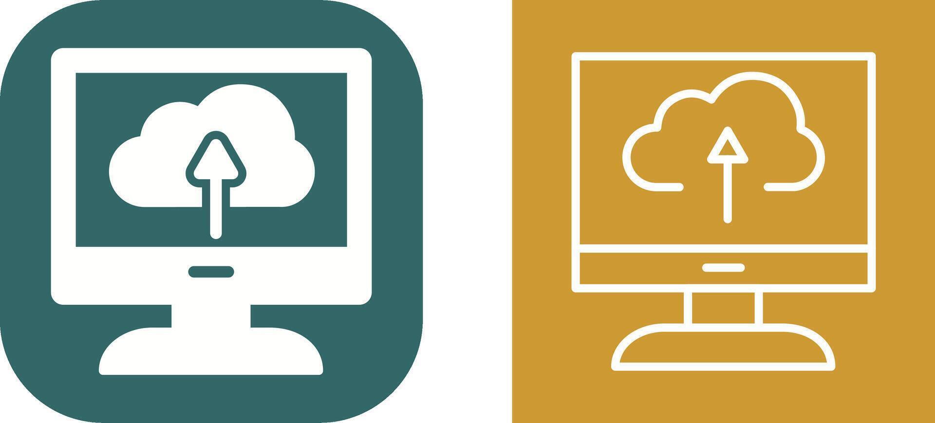 Cloud Backup Vector Icon
