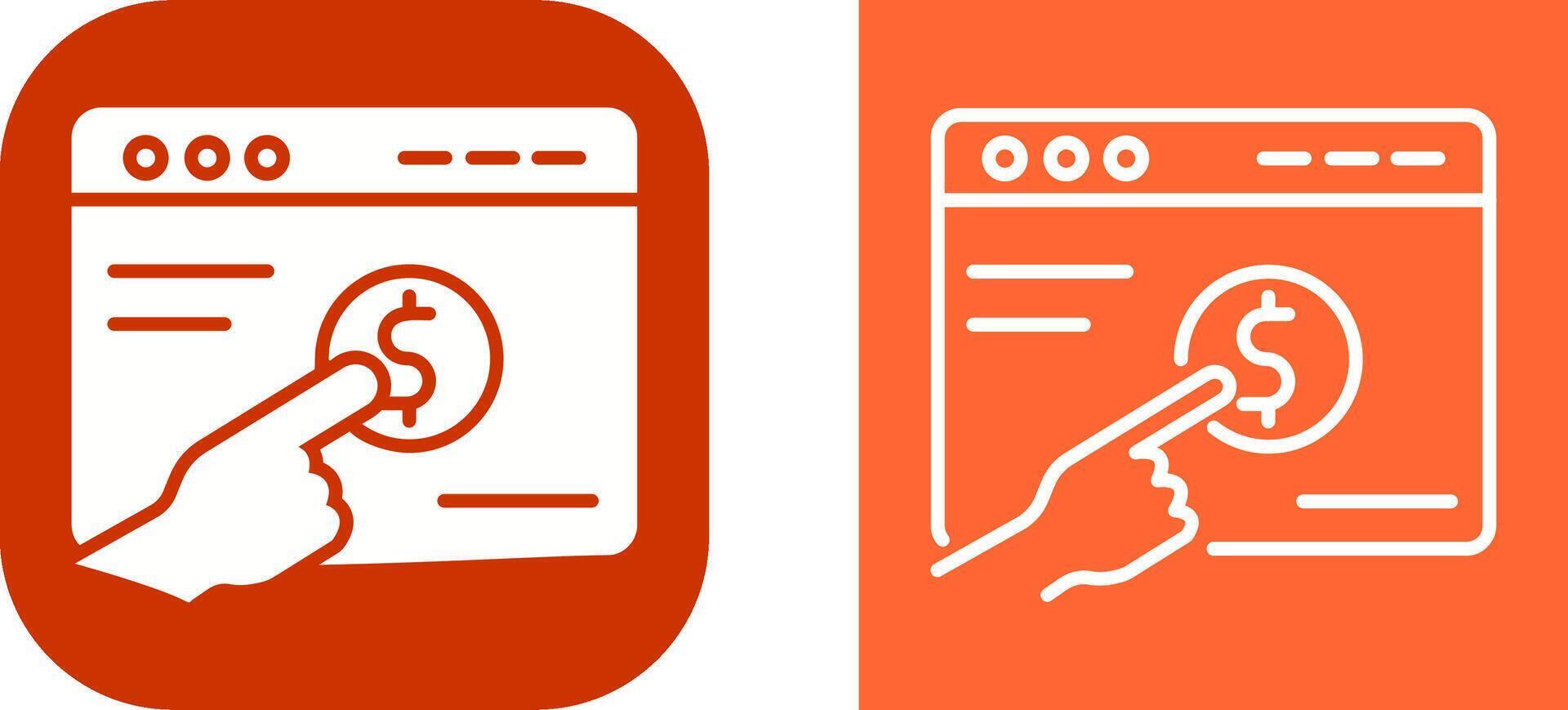 Pay Per Click Vector Icon