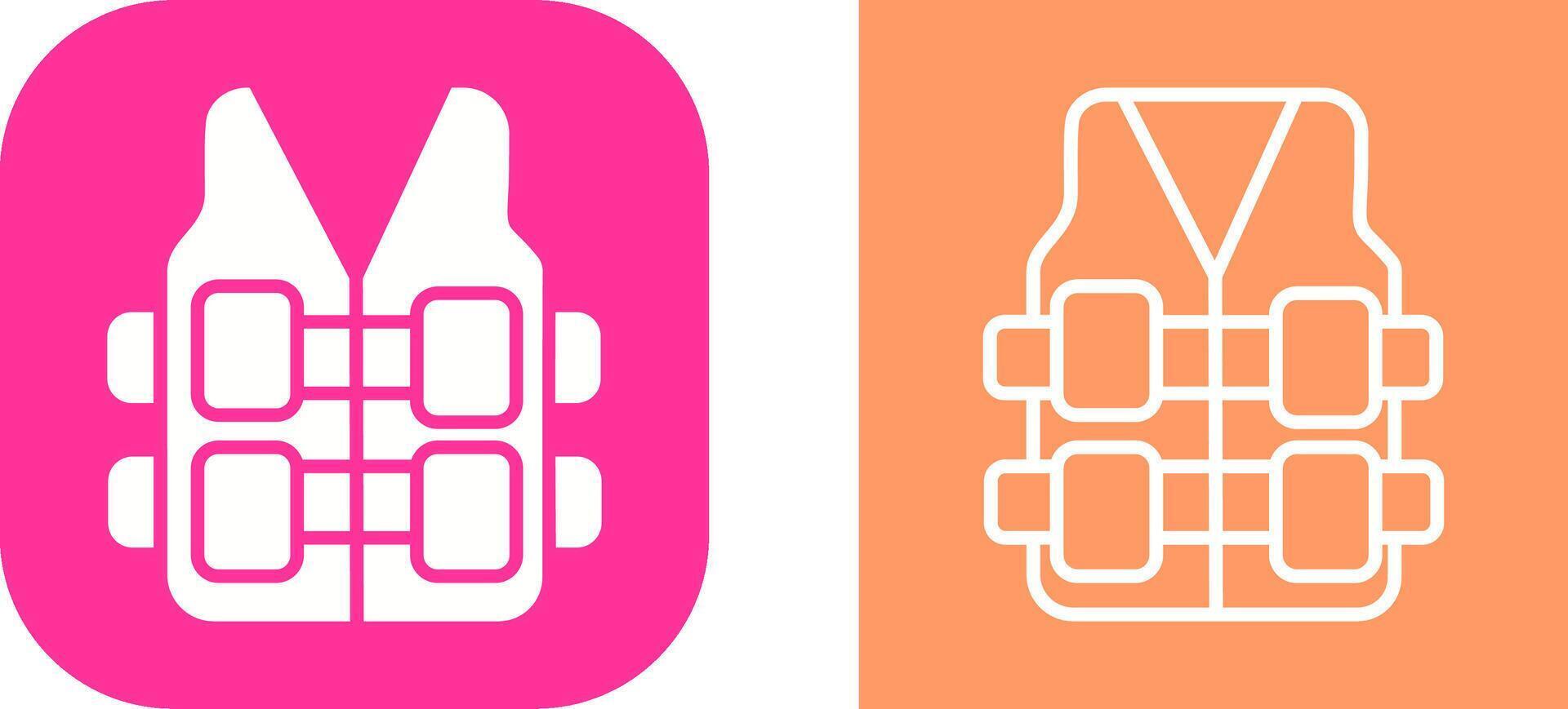 Bullet Proof Vest Vector Icon