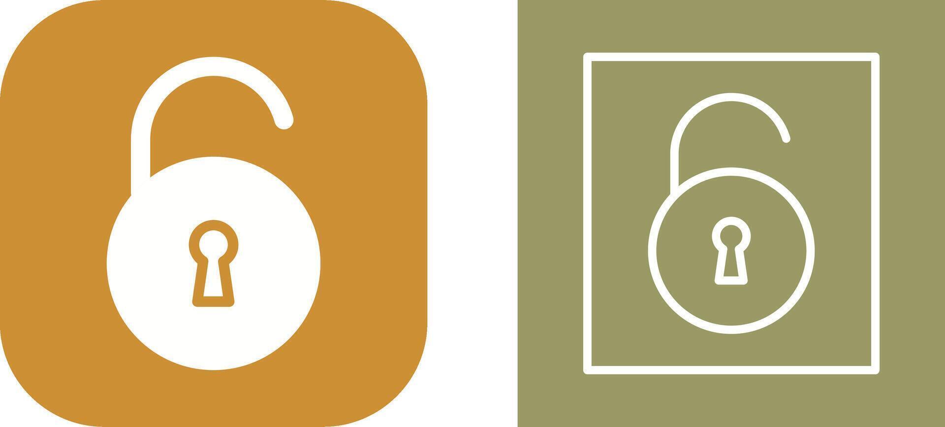 Open Lock Vector Icon