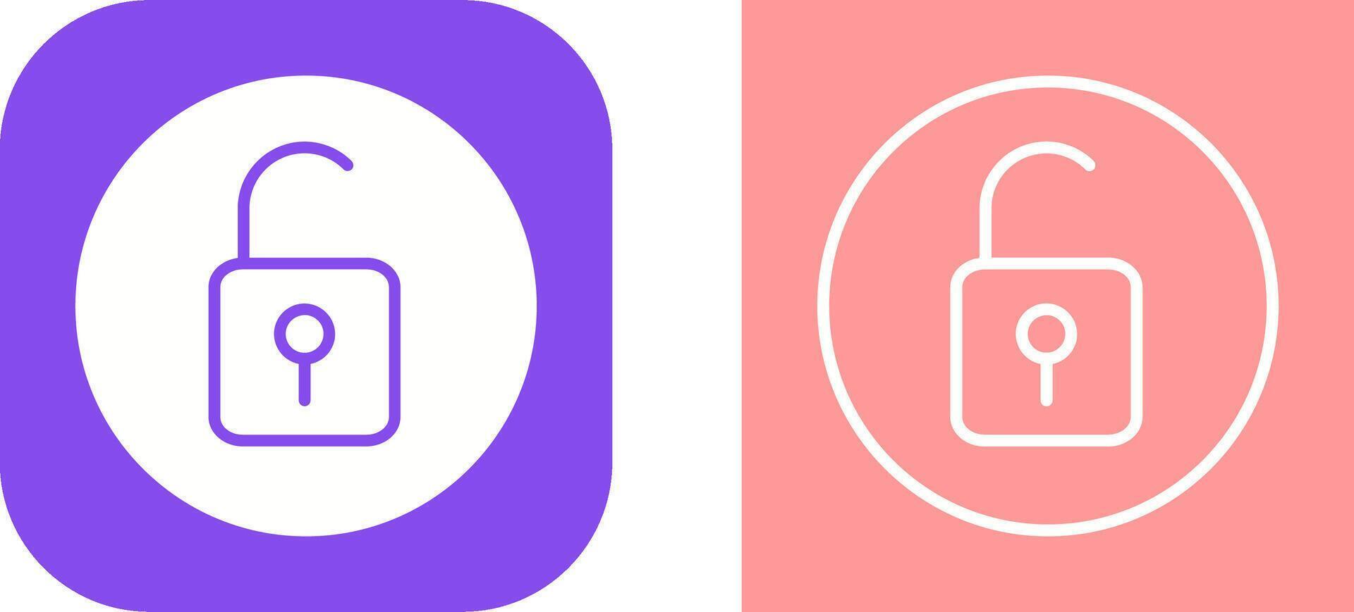 Open Lock Vector Icon