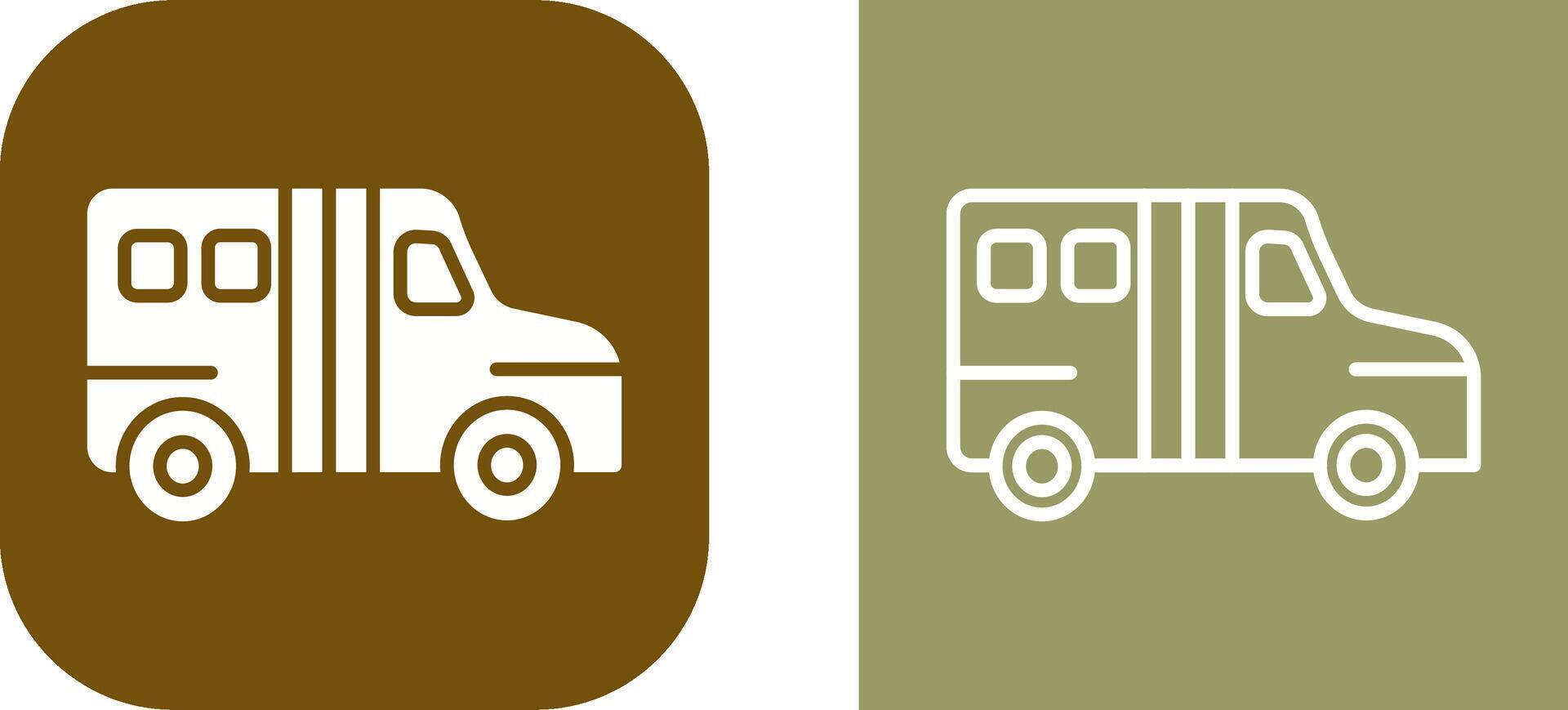 School Bus Vector Icon