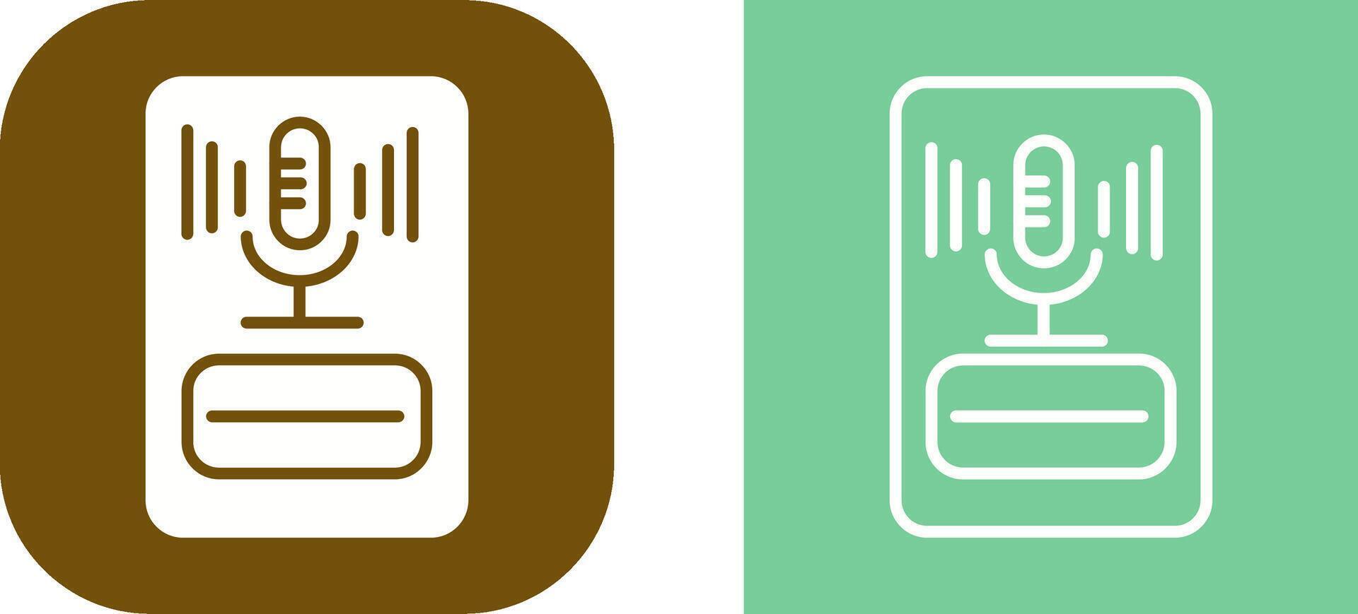 Microphone Vector Icon