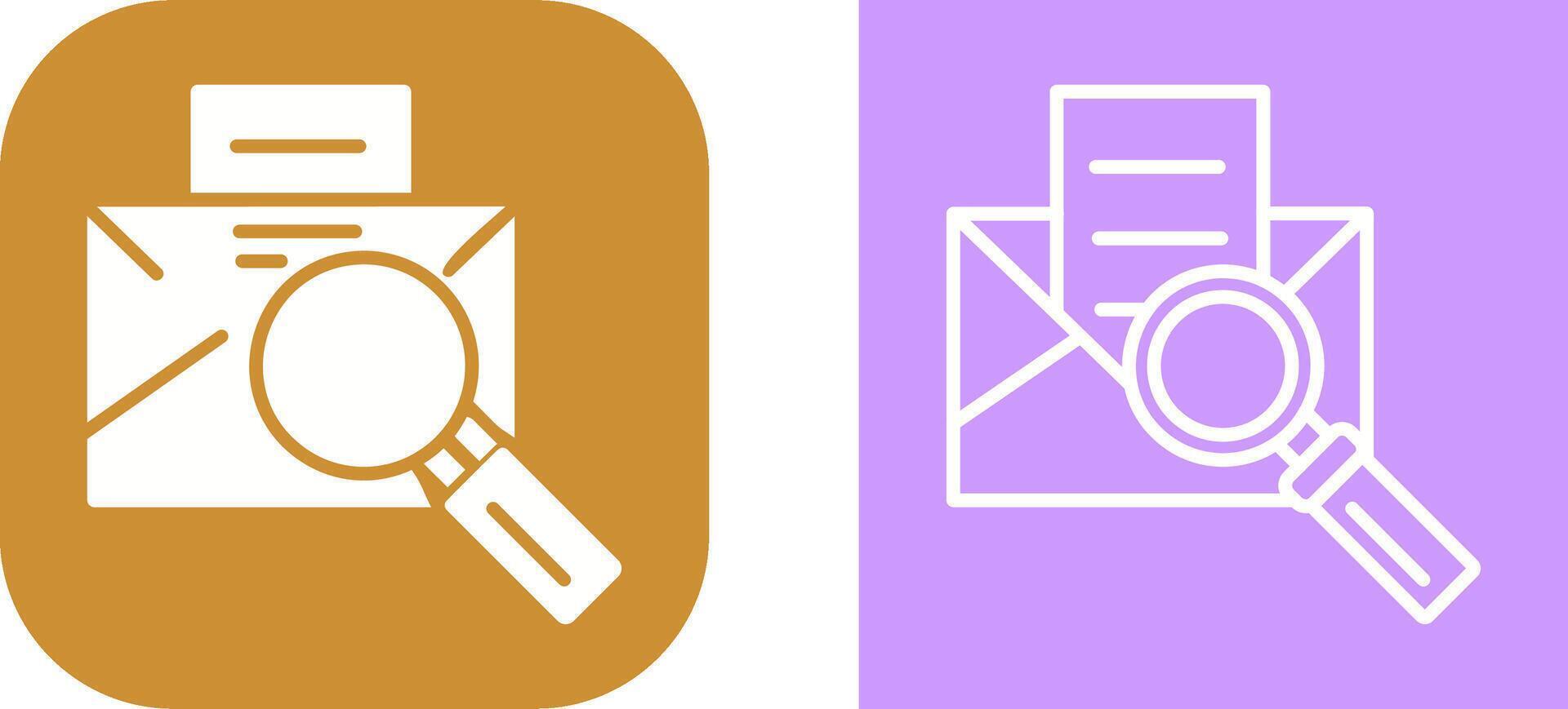 Magnifier Male Vector Icon