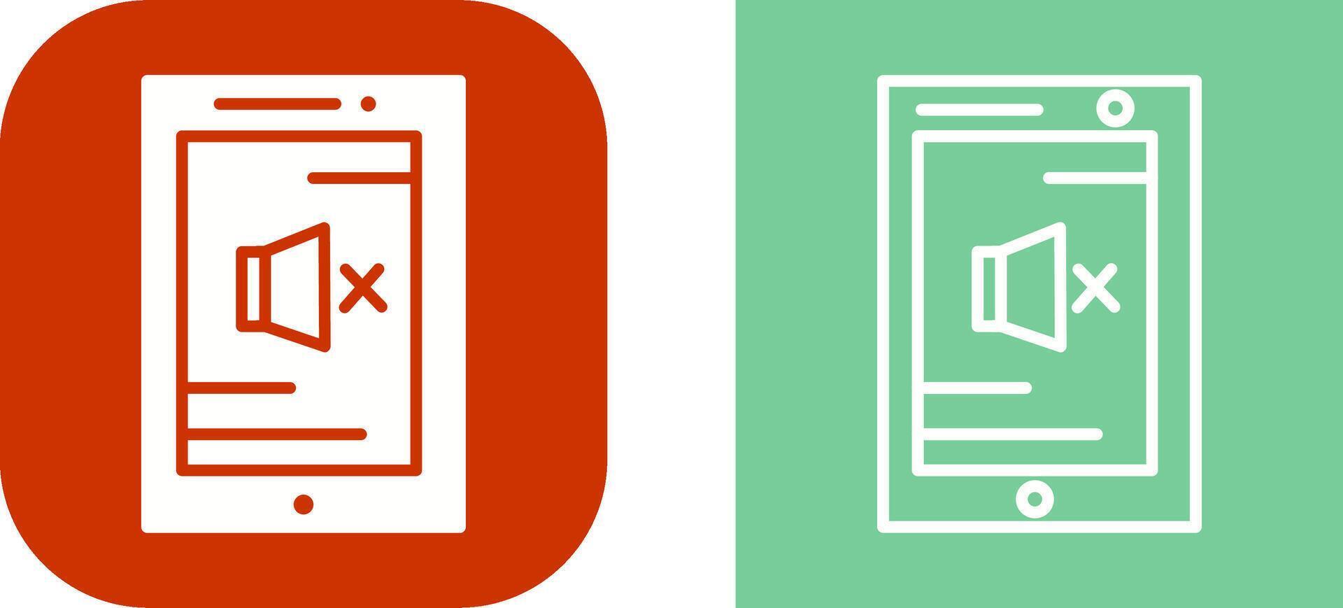 Volume Mute Vector Icon