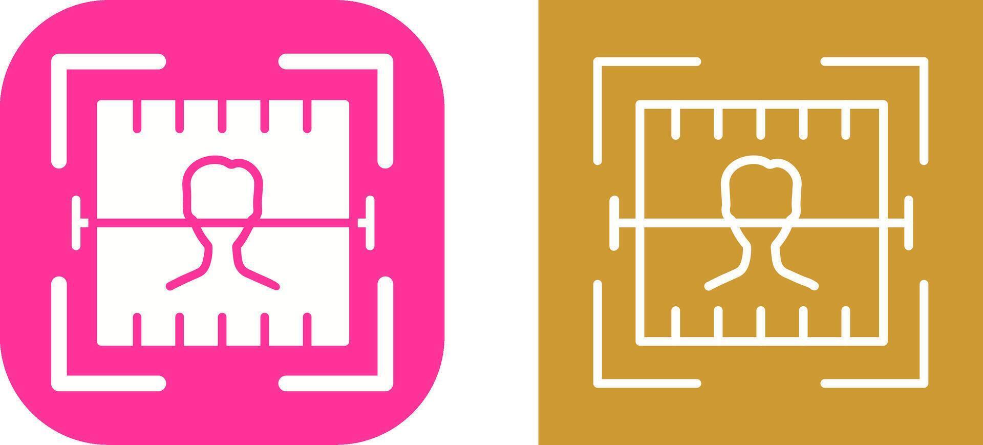 Face Scan Vector Icon