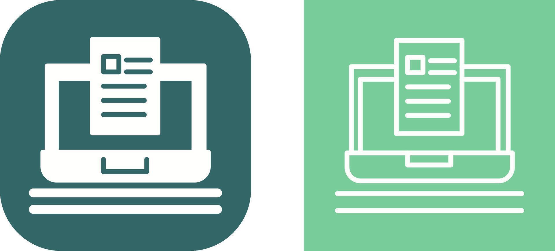 Blog Vector Icon