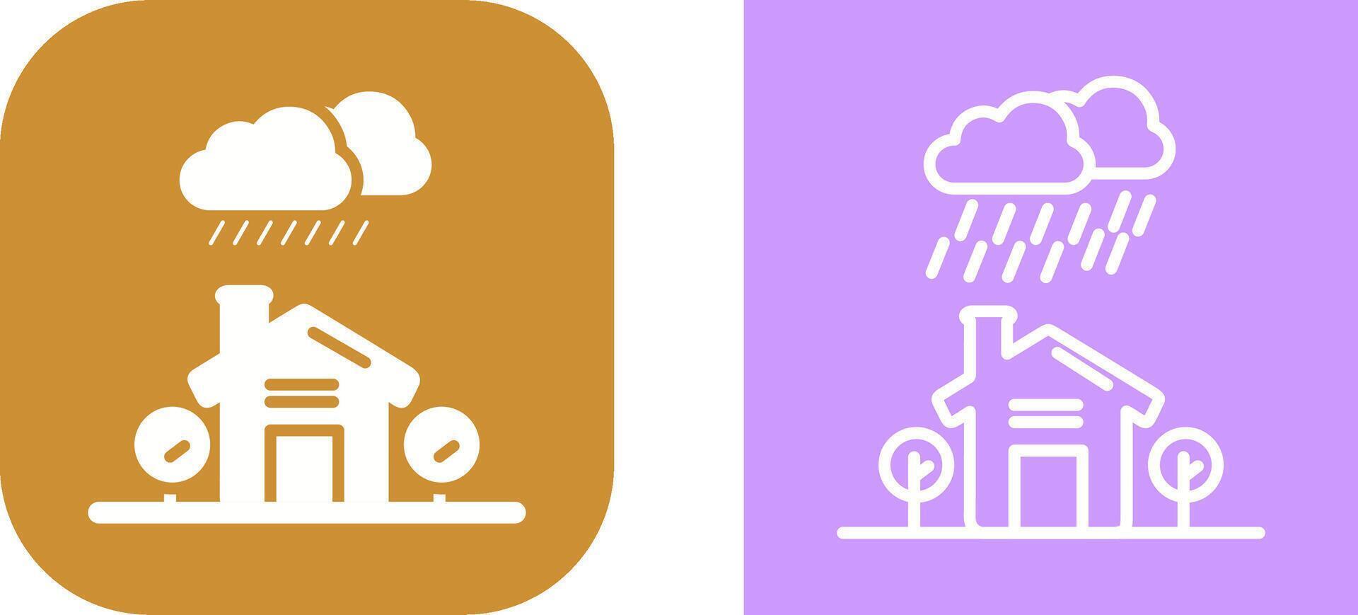 Rain Vector Icon
