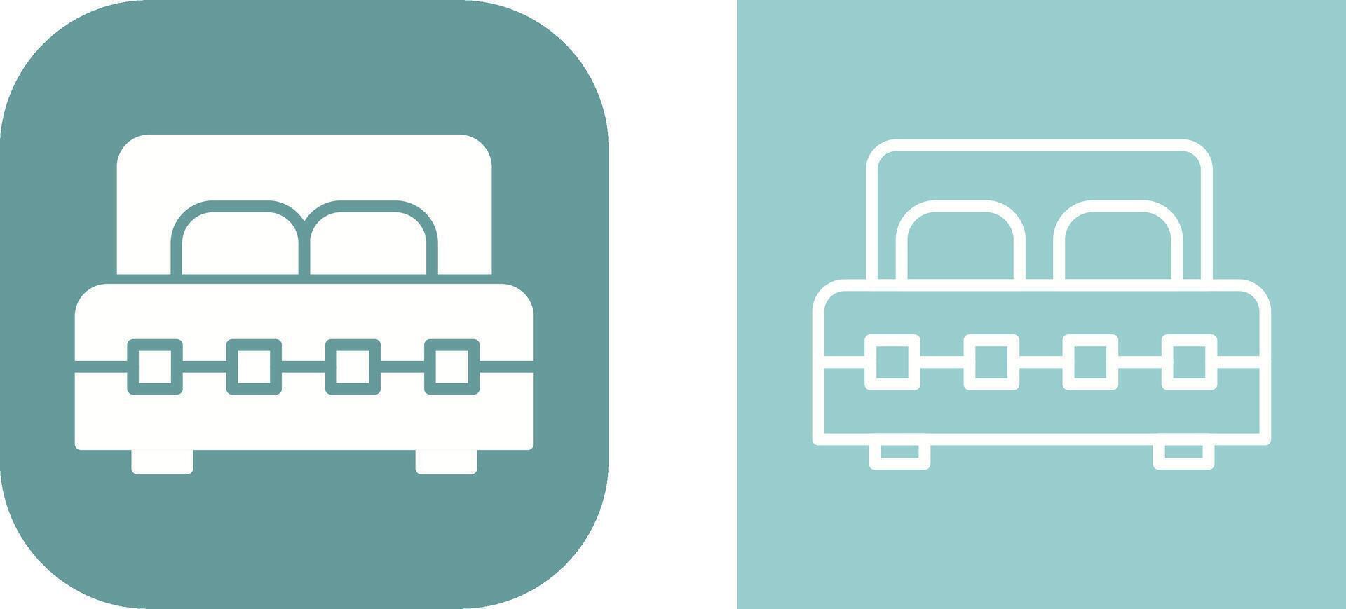 Double Bed I Vector Icon