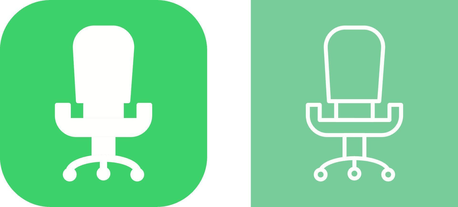 Office Chair III Vector Icon